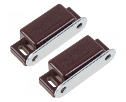 Защелка магнитная 45мм коричневая (2 шт в пакете) STARFIX