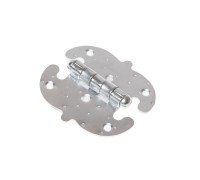 Петля 90 мм фигурная, белый цинк STARFIX