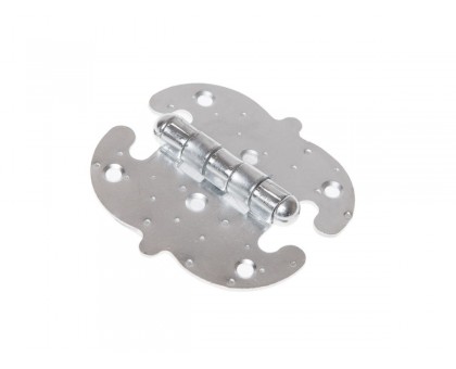 Петля 90 мм фигурная, белый цинк STARFIX