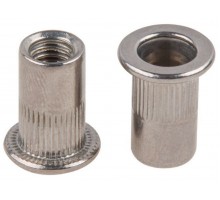 Заклепка резьбовая М8 нерж.сталь (А2), цилиндрический бортик (10 шт в зип-локе) STARFIX