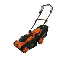 Газонокосилка аккумуляторная SKIPER KW380 (38см, бесщёт.двиг, мульчирование, 2акк*21В*4А/ч)