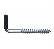 Крючок 6.0х60 мм Г-образный, цинк (100 шт в карт. уп.) STARFIX