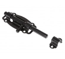 Задвижка дверная 100 мм круглая, оксид. STARFIX