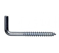 Крючок 6.0х80 мм Г-образный, цинк (100 шт в карт. уп.) STARFIX