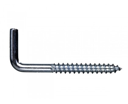 Крючок 6.0х80 мм Г-образный, цинк (100 шт в карт. уп.) STARFIX