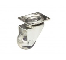 Опора колёсная d-35мм поворотная площадка STARFIX