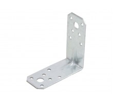 Уголок крепежный усиленный 40х90х90 мм С 2.0 мм белый цинк STARFIX