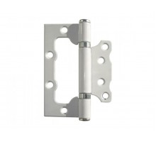 Петля 100 мм универсальная неврезная, белая (2 шт в зип-локе) STARFIX (неразъёмная)