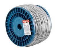 Трос стальной в ПВХ М3(2) DIN 3055 (бухта 200 м) STARFIX