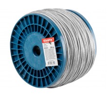 Трос стальной в ПВХ М3(2) DIN 3055 (бухта 200 м) STARFIX