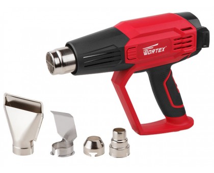 Термовоздуходувка WORTEX HG 6222 в кор. + набор сопл 2000 Вт