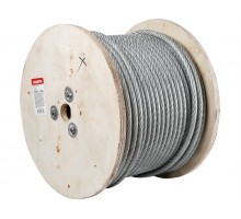 Трос стальной в ПВХ М10(8) DIN 3055 (бухта 100 м) STARFIX