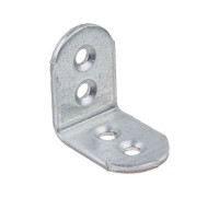 Уголок мебельный 17х25х25 мм белый цинк (4 шт в зип-локе)  STARFIX