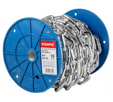 Цепь сварная короткозвенная, оцинк. М10 DIN 766 (бухта 10 м) STARFIX