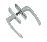 Ручка для теплиц 2-сторон. пласт/серый цинк STARFIX