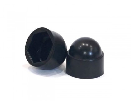 Колпачок на болт/гайку М5/S8 черный (400 шт в пакете) (STARFIX)