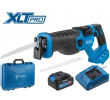 Аккум. сабельная пила BULL CSR 2118 E XLTpro, SET, БЕСЩЕТ., 18 В, дер. 210 мм, 1х4 А*ч, з/у 4 А