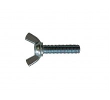 Винт М6х25 мм барашковый, цинк, DIN 316 (4 шт в зип-локе) STARFIX