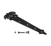 Петля-стрела 300 мм фигурная, черн.мат. STARFIX