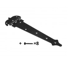 Петля-стрела 300 мм фигурная, черн.мат. STARFIX