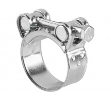 Хомут силовой 32-35мм, цинк (20 шт в пакете) STARFIX