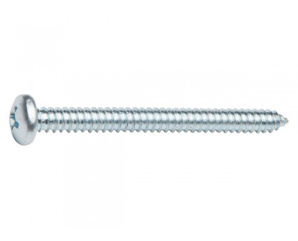 Шуруп 5.5х32 мм полусф. головка, белый цинк, острый, DIN 7981 (50 шт в зип-локе) STARFIX