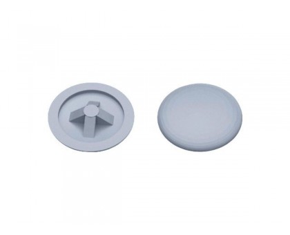 Заглушка под отверстие, декоративная 16 мм темно-серая (1000 шт в пакете) STARFIX