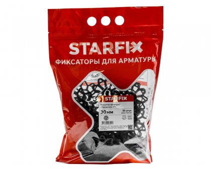 Фиксатор арматуры "Звездочка-30" 6-20  (30 шт в дой-паке) STARFIX