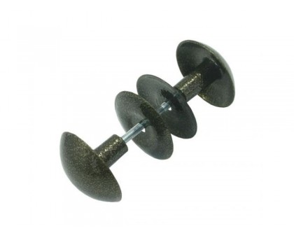 Ручка-кнопка алюминиевая пол. бронза STARFIX