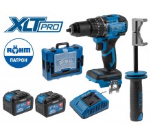 Аккум. дрель-шуруповерт BULL SR 1806 R-series Xcase XLTpro БЕСЩЕТ., Удар., 18 В, 80 Н*м, 2х6 А*ч