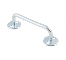 Ручка-скоба 100 мм, белый цинк STARFIX