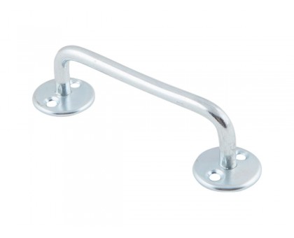 Ручка-скоба 100 мм, белый цинк STARFIX