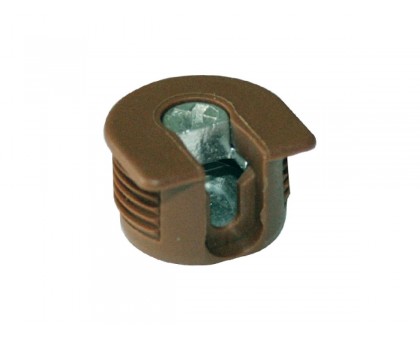 Эксцентрик усиленный пластиковый 20 мм, темно-коричневый (10 шт в зип-локе) STARFIX