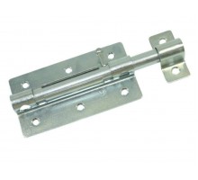 Задвижка дверная 120 мм ЗД-09, белый цинк STARFIX