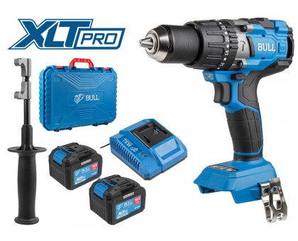 Аккум. дрель-шуруповерт BULL SR 1805 в чем. XLTpro, 2х6 А*ч, БЕСЩЕТ., 18 В, 120 Н*м, БЗП(мет.) 13 мм
