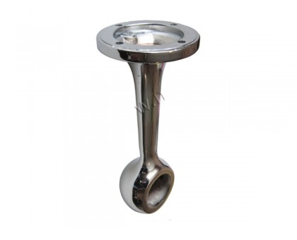 Держатель трубы d25 мм дистанционный торцевой, хром STARFIX