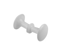 Ручка-кнопка пластмас. белая STARFIX