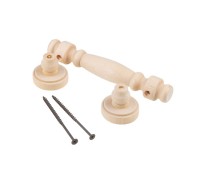 Ручка-скоба 140 мм банная, точёно-резная STARFIX