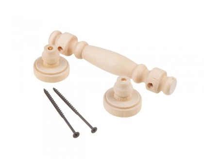 Ручка-скоба 140 мм банная, точёно-резная STARFIX