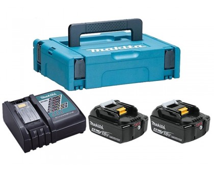 Комплект аккумулятор LXT 18.0 В BL1850B 2 шт. + зарядное устройство DC18RC в кейсе