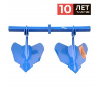 Окучник SKIPER ОР-1-01 2-х рядный (с круглой стойкой и балкой "ромб") для мотоблока МТЗ. Полимер.