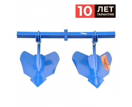 Окучник SKIPER ОР-1-01 2-х рядный (с круглой стойкой и балкой "ромб") для мотоблока МТЗ. Полимер.