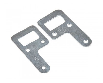 Подвеска мебельная 36х67 мм, белый цинк (4 шт в зип-локе) STARFIX