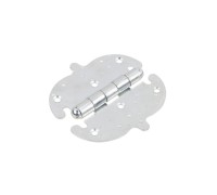 Петля 110 мм фигурная, белый цинк STARFIX