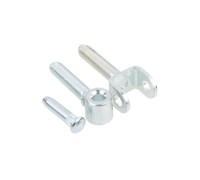 Петля ввертная ПВв1 1,25мм, цинк STARFIX (с резьбой под металл)