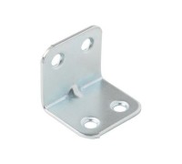 Уголок мебельный 25х25х25 мм белый цинк (100 шт в карт. уп.) STARFIX
