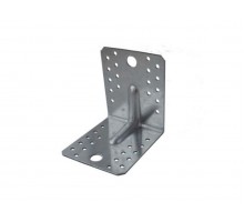 Уголок крепежный усиленный 90х100х100 мм  1.8 мм белый цинк STARFIX