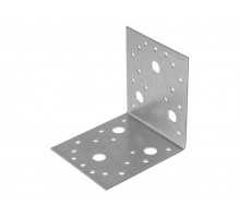 Уголок крепежный 90х100х100 мм KU 2.5 мм белый цинк STARFIX
