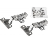 Петля полунакладная с доводчиком Clip-on (2 шт в пакете) STARFIX