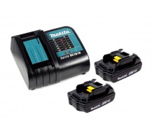 Комплект аккумулятор LXT 18.0 В BL1815N 2 шт. + зарядное устройство DC18SD в кейсе